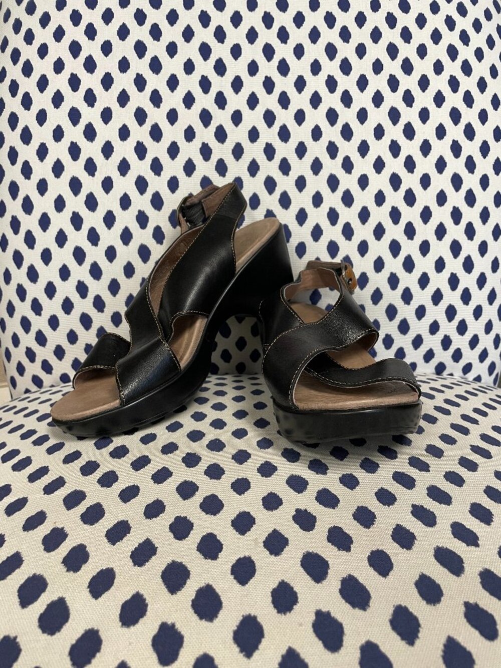 Dansko Black Sandals size 10